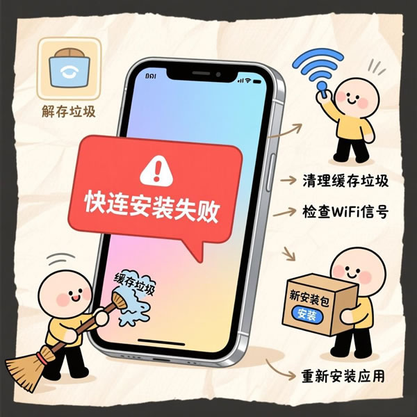 快连安装失败怎么解决？