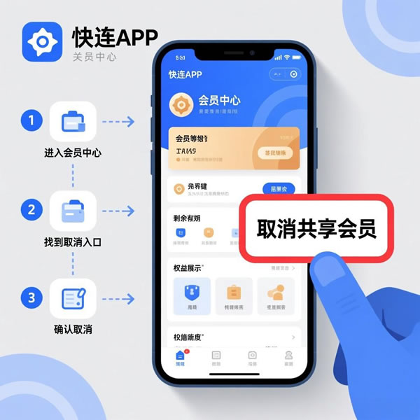 快连共享会员怎么取消？